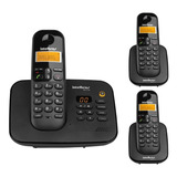 Telefone Sem Fio Digital Ts 3130 + 2 Ramal Ts 3111 Intelbras