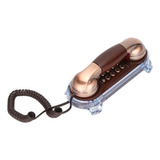 Telefone Vintage Europeu Discagem Tom Mudo Rediscagem Pausa