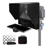 Teleprompter Câmera Dslr Portatil 10in Tp10 Com Controle