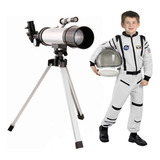 Telescópico Luneta Lunar Refrator Vidro Infantil Criança