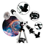 Telescópio 675x Refrator Astronômico Tripé Profissional