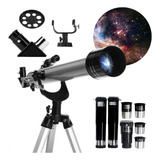 Telescópio 675x Refrator Com Tripé Luneta Profissional