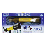 Telescópio Astrônomico 3 Lentes + Tripé Polibrinq - Bp3004
