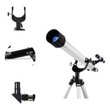Telescópio Astronômico Amplia 675x Refrator Tripé 60mm