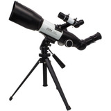Telescopio Astronómico De 350x60mm Para Observaão Da Terra E O Céu - Tripé Ajustável E Estojo - Lentes 14x, 39x, 42x E 116x