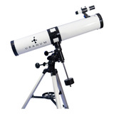 Telescópio Equatorial Refletor 114mm Uranum Perseus-1 Tripe