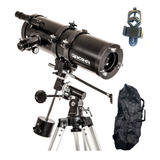 Telescopio Refletor Eq Greika 1000114eq + Bag + Adp Cel