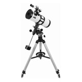 Telescópio Refletor Lelong 1000114mm + C/ Adap Celular