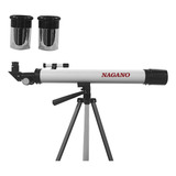 Telescópio Refração Astronômico 50x100mm - 100x Com Tripé