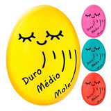 Temporizador Termômetro Timer Ovo Cozido Egg Mole Médio Duro Cor Amarelo Liso