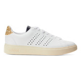 Tênis Advantage 2 0 Feminino adidas Cor Branco Desenho Do Tecido Lisa Tamanho 35 Br