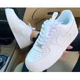 Tenis Air Force 1 07 Branco Promoção Classico Couro Oferta