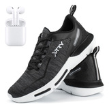 Tênis Esporte Masculino Academia Caminhada Corrida + Fone