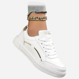 Tenis Feminino Casual Branco Retrô Clássico Original Force
