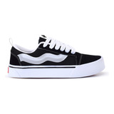 Tenis Feminino Knw Kalum Skol Cadarço Grosso Confortavel Mas