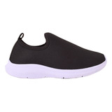 Tênis Feminino Meia S/ Cadarço Slip On Fácil Calçar Academia