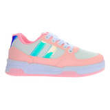 Tênis Infantil Casual Street Para Meninas Holográfico