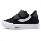 Tênis Infantil Menino Casual Escolar Cano Baixo Leve Preto