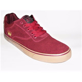 Tenis Mad Bull Mb-995 Vinho/caramelo Skate Shoes