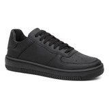 Tênis Masculino Básico Casual Confortável Air Sintético