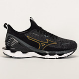 Tênis Mizuno Wave Endeavor Color Preto - Adulto 38 Br