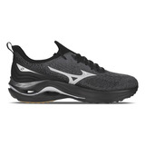 Tênis Mizuno Wave Zest 2 Masculino- Preto-cinza