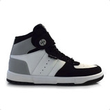 Tênis Street Masculino Ollie Alpha2 Branco E Preto