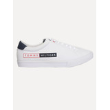Tênis Tommy Hilfiger Couro Hockney 12y Box Sneaker Branco