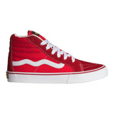 Tênis Unissex Mad Rats Hi Top Old School Vermelho + Brinde