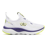 Tênis Vili All Journey Color Branco/uva - Adulto 37 Br