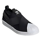Tênis adidas Originals Superstar Slipon Fem Preto