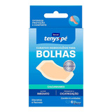 Tenys Pé Baruel Adesivo Hidrocoloide P/ Bolhas Calcanhar 6un