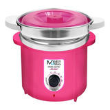 Termocera Aquecedor De Cera Quente 400g C/ Refil Rosa Panela