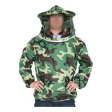 Terno De Apicultura De Camuflagem Com Chapéu E Mangas De Gel