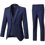 Terno Slim + Colete Masculino Promoçao Oficial Look Top