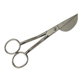 Tesoura Aço Cromado Aplique De Bordados | Madeira 020n9493
