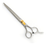 Tesoura Aço Reta 19,5cm Para Pet Savana Pet