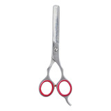 Tesoura Belliz Vertix Red Circle Desbaste Duplo 6 Cód. 2357