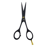 Tesoura De Cabelo Profissionais Fio Laser 6.0 Barbeiro Rai Cor Preto