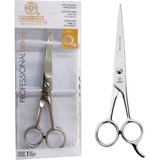 Tesoura Mundial Cortar Cabelo Fio Laser Descanso Dedo 6 Pol