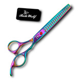 Tesoura Profissional Banho E Tosa 7.0 Polegadas Pet Bahwolf
