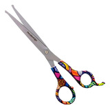Tesoura Reta 7.5 Para Tosa Pet Profissional Precision Edge