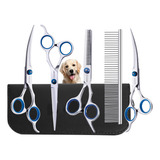 Tesouras Tosa Tesoura Pet Shop Profissionai Banho Tosa 5pcs