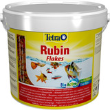 Tetra Ração Para Peixe Rubin Flakes 10l 2050g