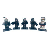 The Bad Batch Star Wars Coleção 5 Personagens Bloco Montar