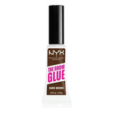 The Brow Glue Instant Styler Dark Brown Nyx Professional Color Marrom Escuro