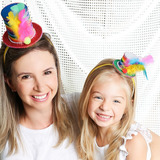 Tiara Cartola Palhacinha Carnaval Mãe E Filha