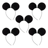 Tiara Minnie E Mickey Mouse - Festa, Aniversário 5 Unidades