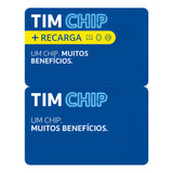 Tim Chip Kit 25 Unidades: 5 Sem Recarga E 20 Com Recarga
