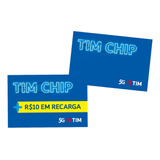 Tim Mix 10: 2 Tim Chip+8 Tim Chip Top (com R$10 Em Recarga)